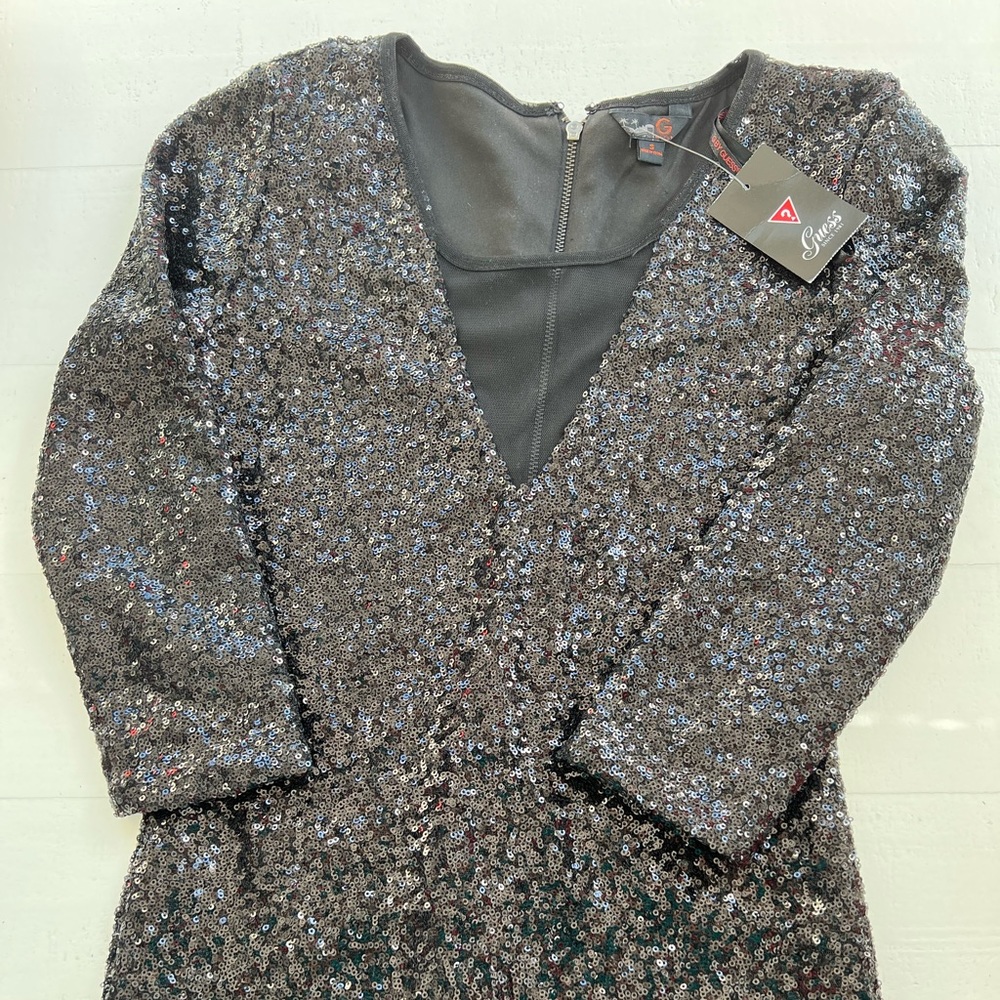 Guess Sequin Mini Dress— Small